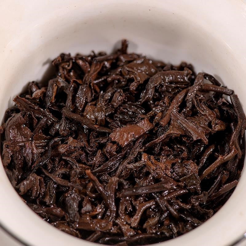 357g Pu'er Tea Ripe Tea Menghai Chen Nian Pu'er Qi Zi Cake Tea Yunnan Old Flavor