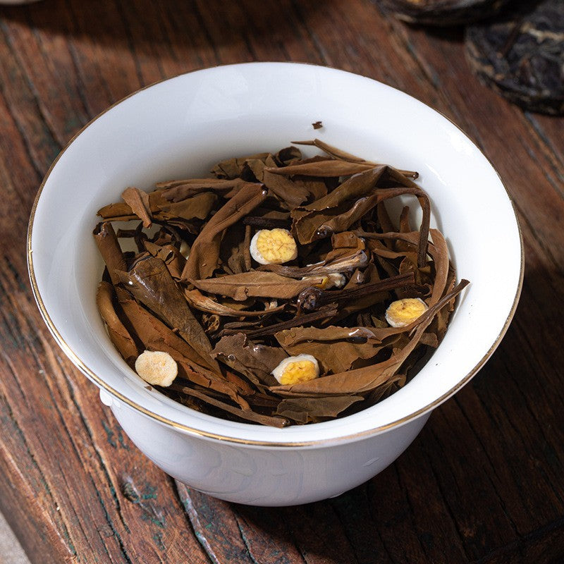 500g Lemon White Tea Fuding Aged White Tea Small Tea Cake