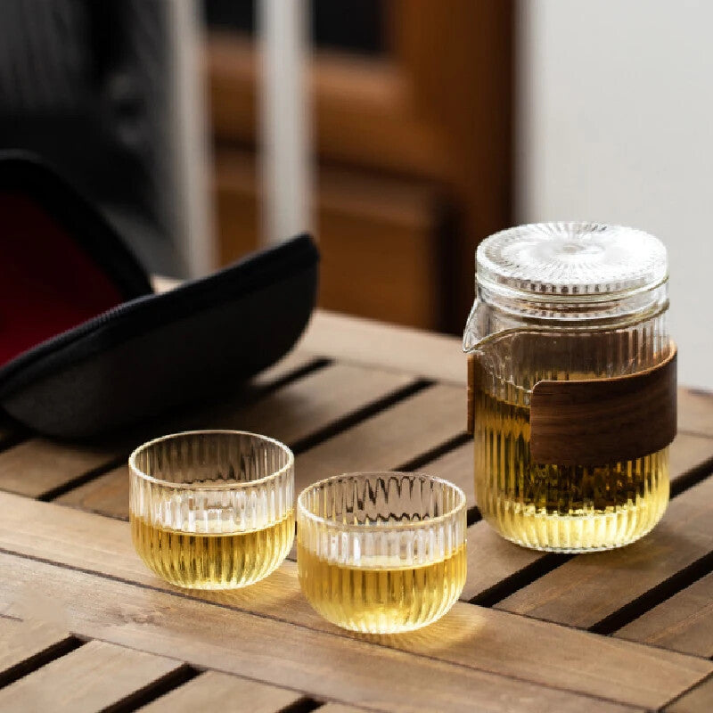Glass Cup High Temperature Resistant Glass Teapot Teacup Tea Set Accessories