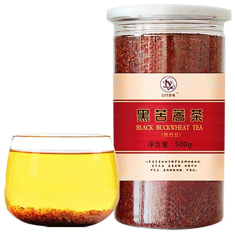 High Quality 500g Black Buckwheat Tea black tartary buckwheat full Chinese tea