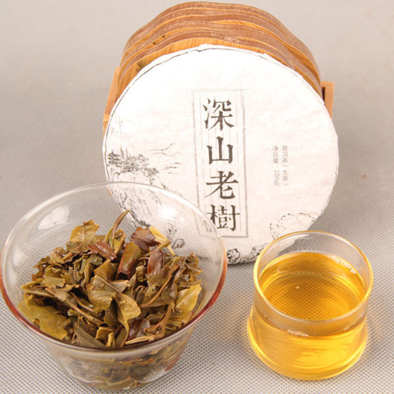 Pu-erh Tea Cake100g Handmade Raw Puer Tea Health Care Ecology Old Tree Green Tea