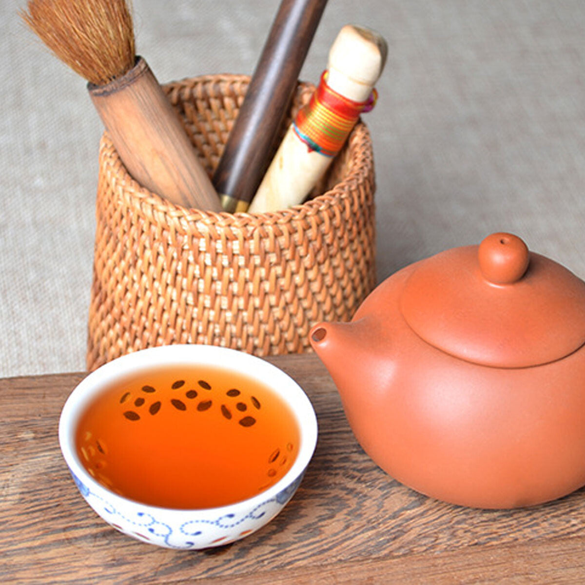 357g Puer Black Tea Puerh Tea Ripe Cake Yunnan Jingmaishan Premium Old Tree Tea