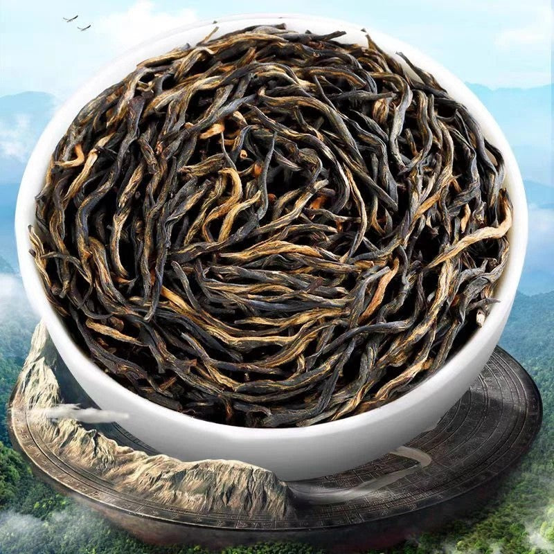 500g Wuyi Jinjunmei Eyebrow Black Tea Chinese Loose Leaf Golden-Buds