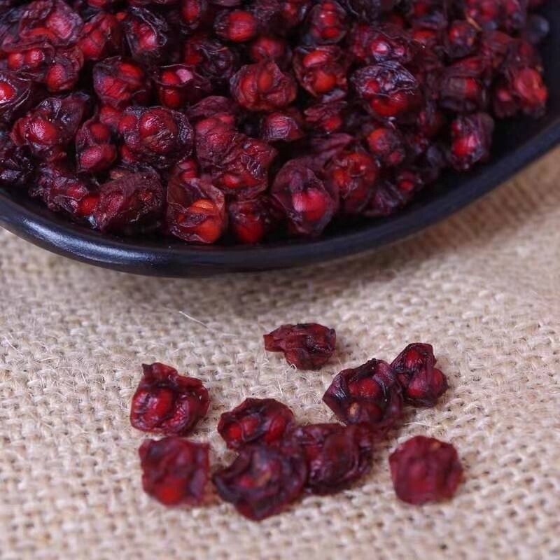Dried Schizandra Berries Wu Wei Zi Organic Schizandra Berri Herb Tea 500g