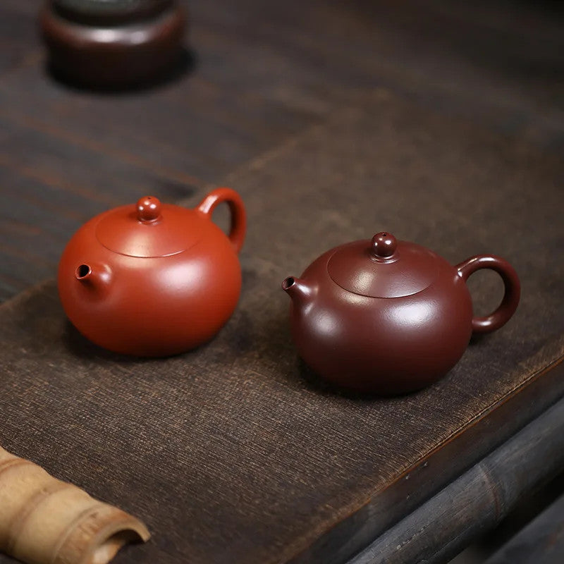 Chinese Yixing Purple Clay Teapot Handmade Xishi Tea Pot Kettle Zisha Teaware