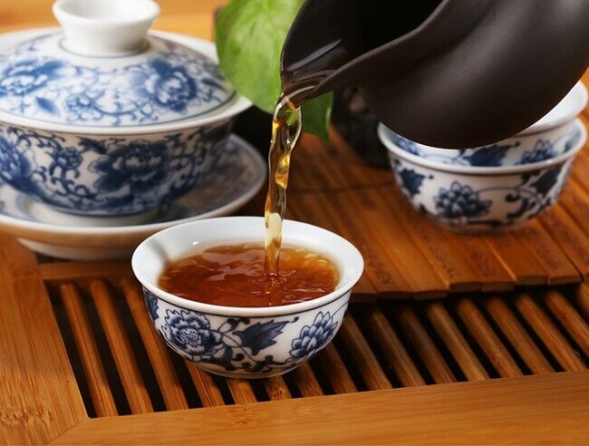 Hunan Anhua black tea handmade organic tea healthy black tea Jinfu brick tea-