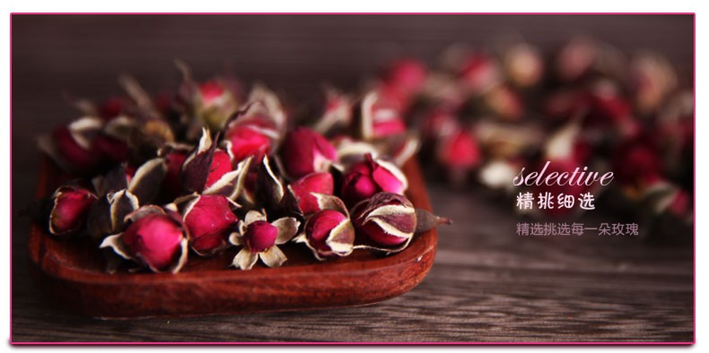 200g Organic Dried Rose Tea Healthy Drink Chinese Herbal Tea Top Flower Tea Cake