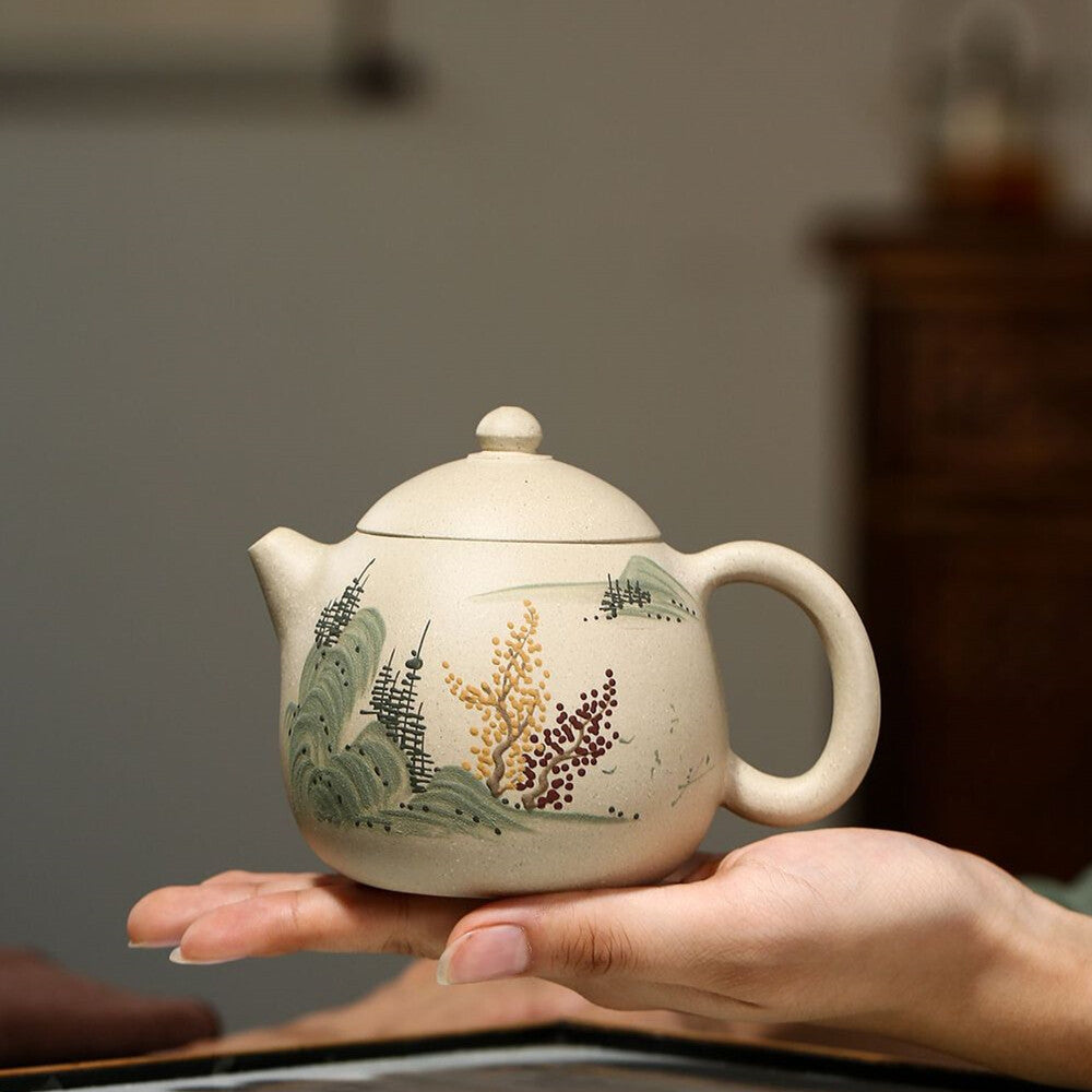 Chinese Egg Shape Real Yixing Zisha Tea Pot Tea Pot