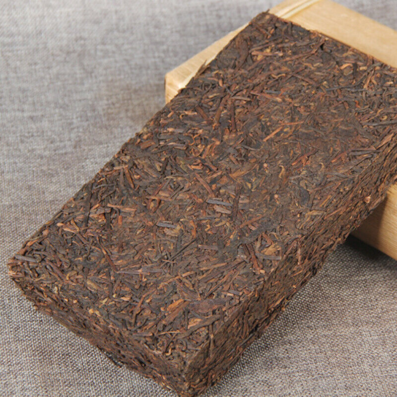 1000g Yunnan Ancient Tree Pu'er Tea Pu'er Ripe Tea Brick Organic Old Terrier Tea