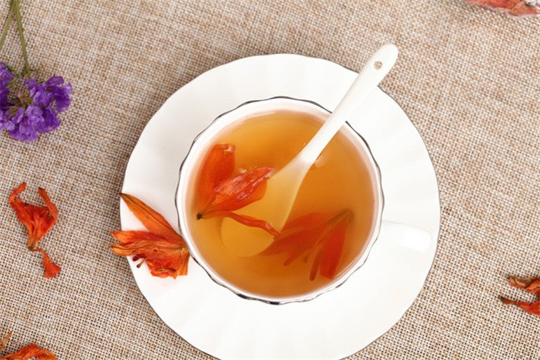 200g Cake Lungs Cough Sedative Tea Lily Scented Tea Natural Organic Herbal Tea