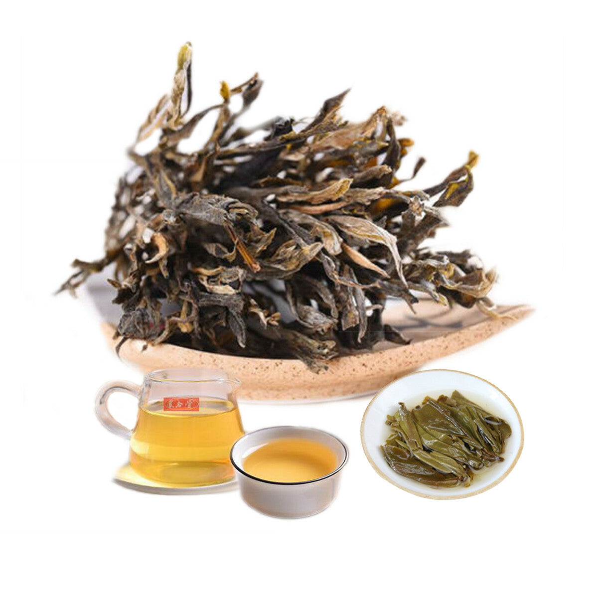 400g Raw Pu-erh Tea Natural Ancient Tree Puer Tea Green Tea Healthy Green Food