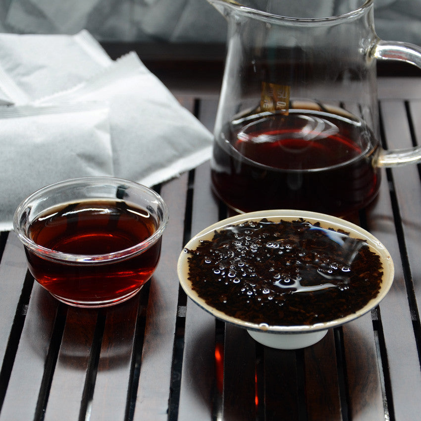Chinese puer tea Shu Puerh Chinese tea,Ripe Puer Pu 'er tea bag Instant bag Tea