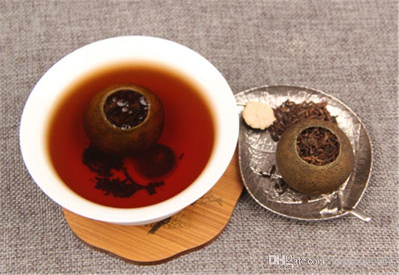 100g Puer Cooked Tea Small Green Citrus PuErTea Yunnan Puerh Tea Xinhui Orange