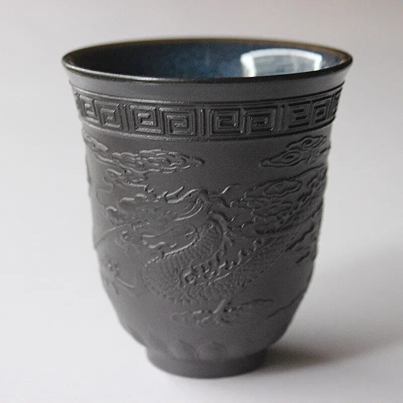Dragon and Phoenix Tea Cup Handmade Kungfu Teacup Tea Cup