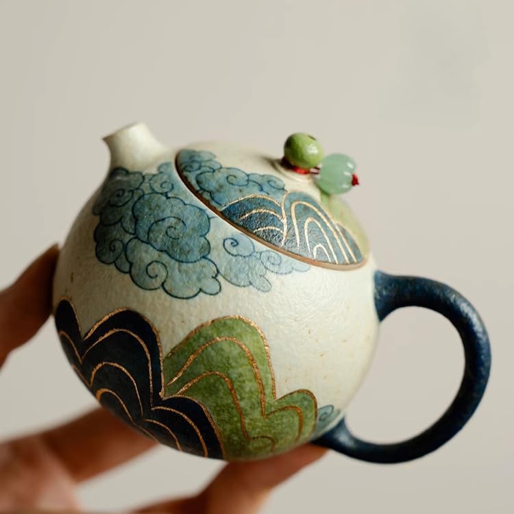 Retro Ceramics Xishi Pot Teapot 150ml 5oz Kungfu Tea Set Tea Infuser