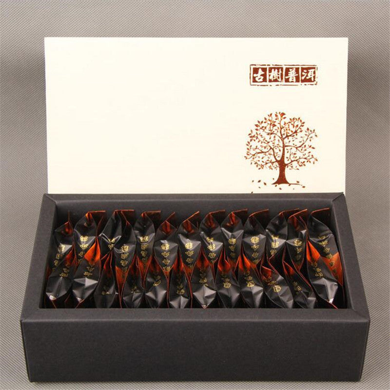125g Chinese Loose Tea Shu Pu er Tea 25Bags Mini Puer Tea Ripe Organic Tea