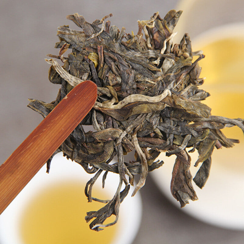 500g Top Ancient Tree Cha Pu'er Tea Cake Bamboo Basket Pu-erh Green Tea Gift Tea
