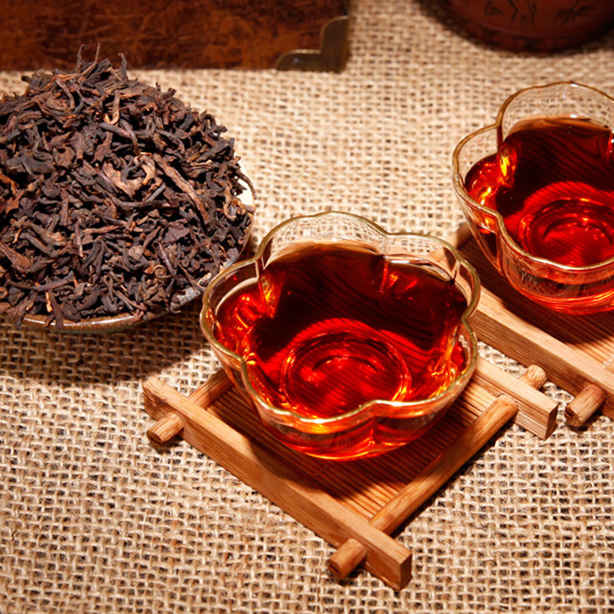 250g China Yunnan Pu-erh Cooked Tea Good Barrel Black Tea High Mountain Organic