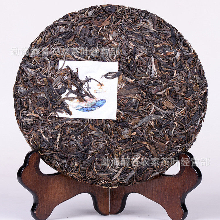 Premium Puer cha Tea Cake Ecological Alpine Old Tree Sheng Puerh Tea Yunnan 357g