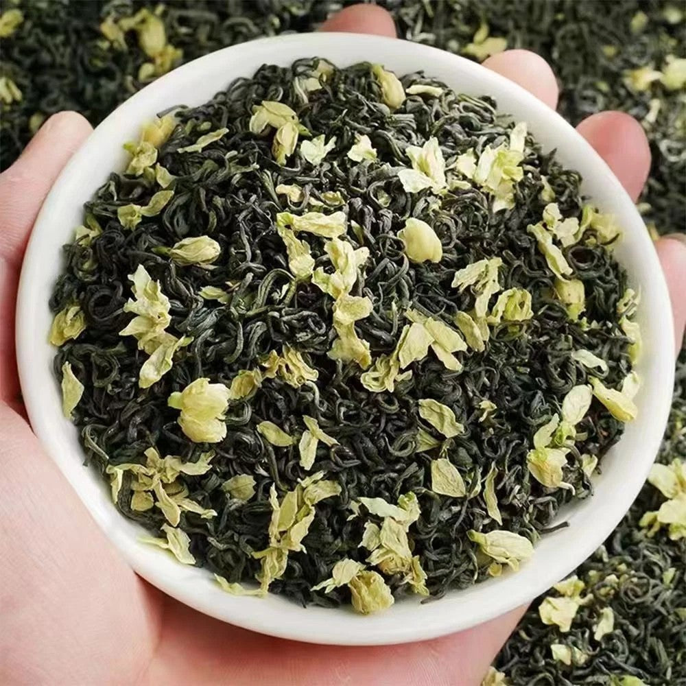 1000g Chinese Jasmine green Tea Loose Leaf tea Natural Food Green Tea Flower Tea