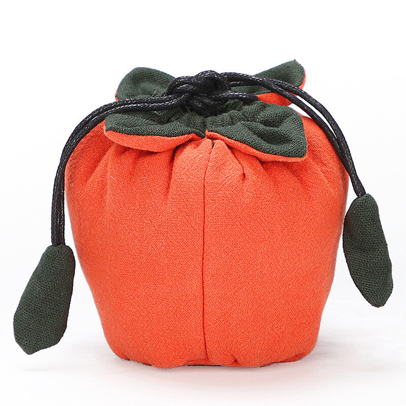 Tea Cup Drawstring Bag Travel Teaware Storage Pouch Portable Collect Teacup Bag
