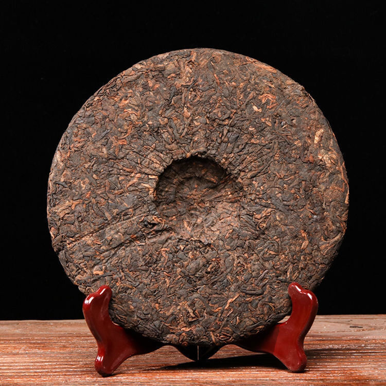 357g Old Pu'er Yunnan Pu'er Tea Mature Tea Yunnan Qizi Cake Aged and Fragrant