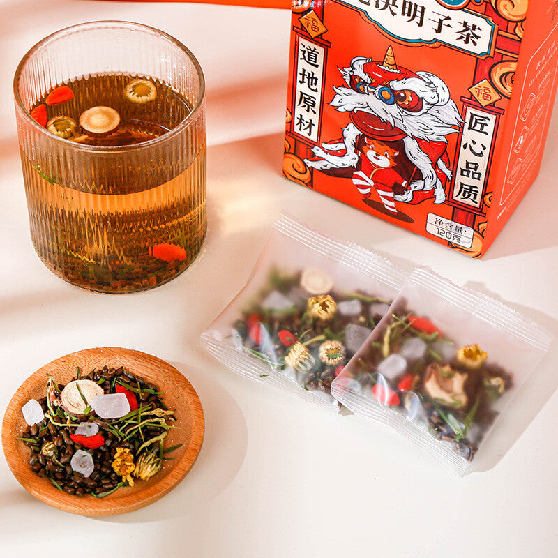 Chrysanthemum Cassia Seed Tea Honeysuckle Wolfberry Flower Tea Health Tea 120g