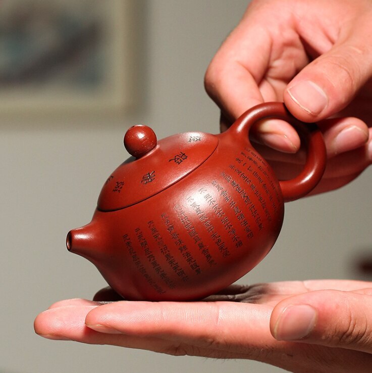 Yixing Raw Ore DaHongPao Teapot Zisha Teapots Health Beauty Kettles Tea Pot Purp