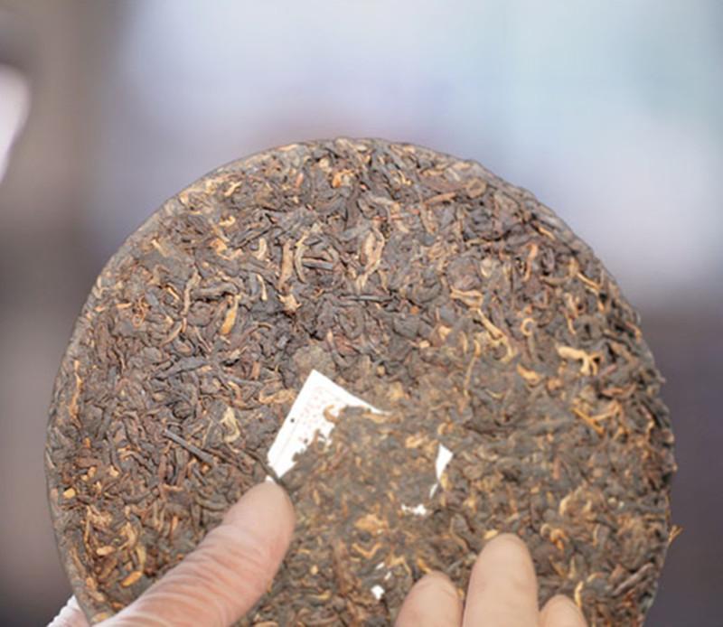 Pu-erh Tea 357g Yunnan Puerh Ripe Tea Wishful Tea-cake Top Class Cooked Puer Tea