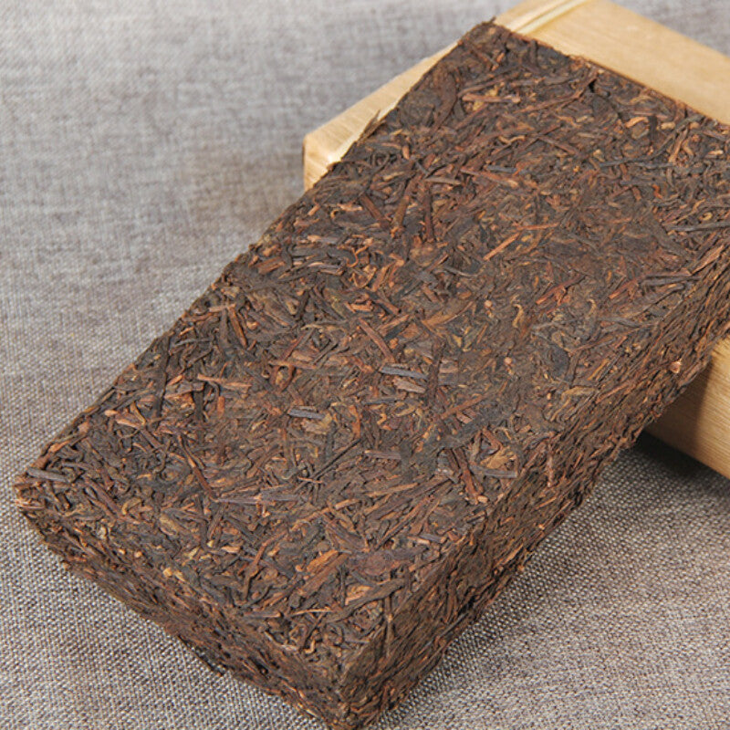 1000g Yunnan Ancient Tree Pu'er Tea Pu'er Ripe Tea Brick Organic Old Terrier Tea