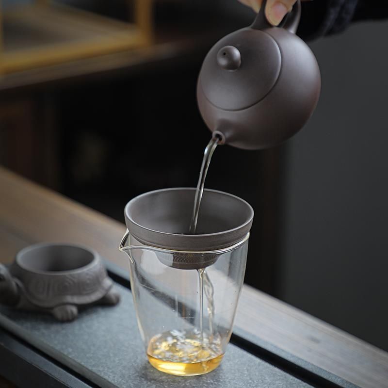 Purple Sand Filter Screen Tea Partition Yixing Tea Set Accessories Tea Cup