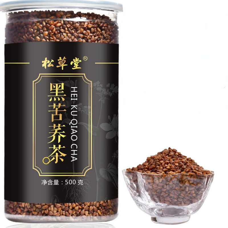 Hei Ku Qiao Black Tartary Buckwheat Tea Healthy Premium Organic Herbal Tea 500g