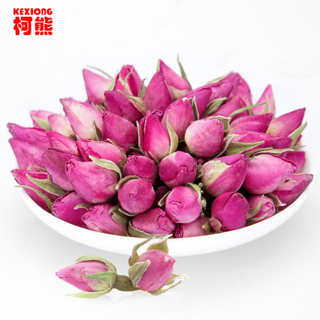 50g Herbal Tea China Health Care Tea Rose Bud Tea Fragrant Dried Rose Flower Tea