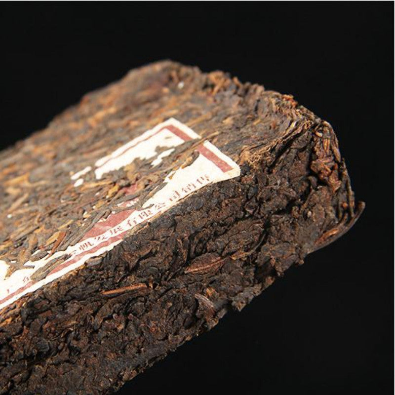 250g Yunnan Organic Aged Tree Old Pu-erh Ripe Tea Brick Chinese Cooked Tea