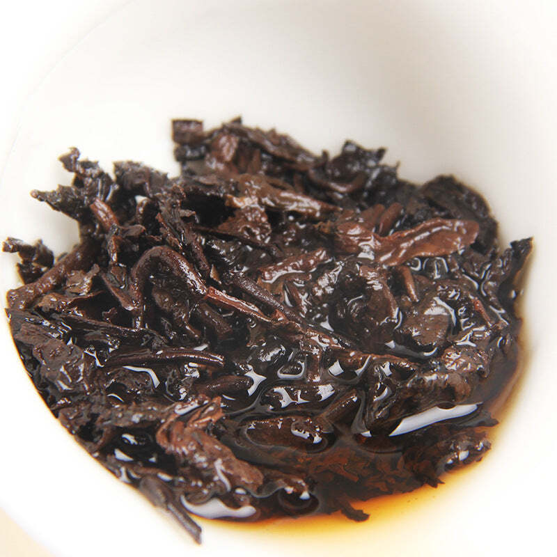 250g Yunnan Organic Aged Tree Old Pu-erh Ripe Tea Brick Chinese Cooked Tea