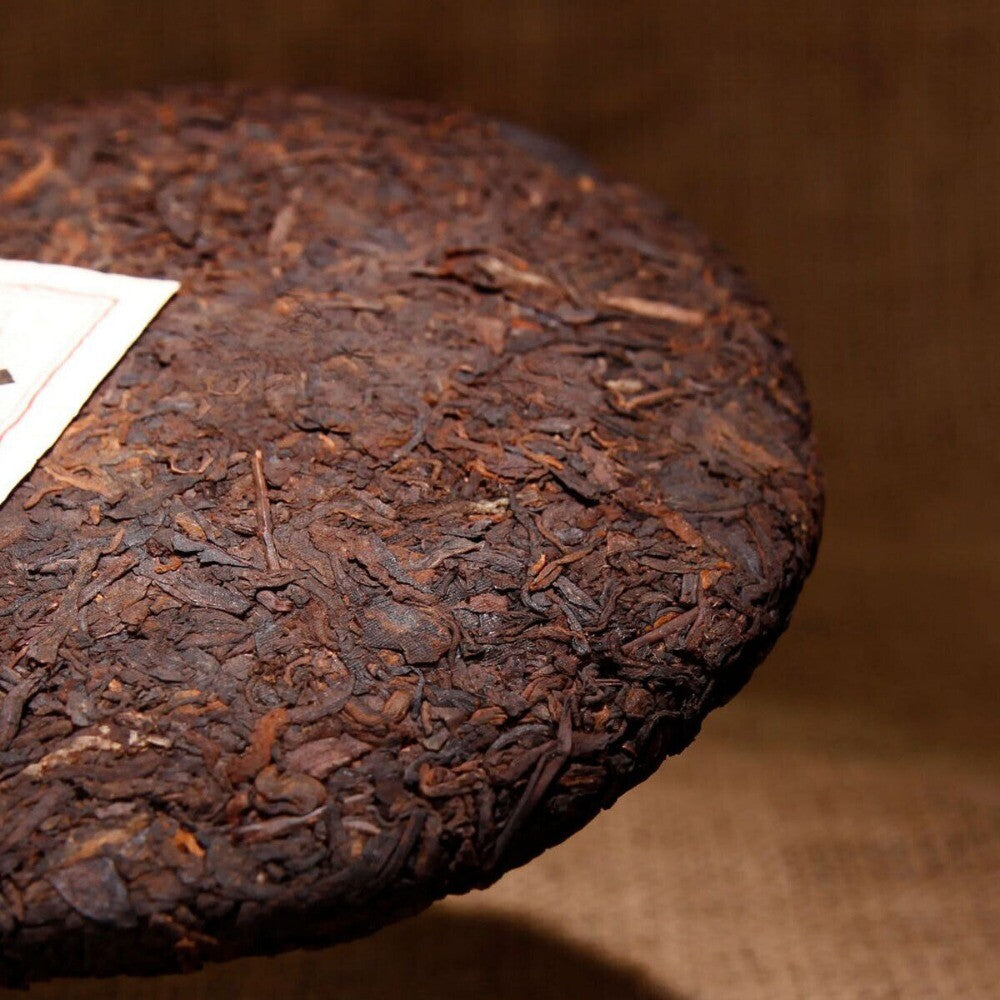 357g Yunnan High Mountain Ripe Pu-erh Tea Cake | Premium Big Tree Cooked Puerh