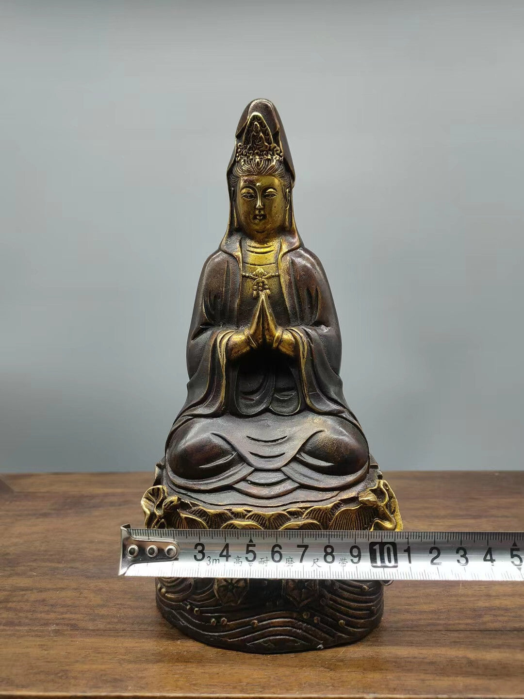 Collected Old Ancient Copper Guanyin Buddha Bodhisattva Buddhist Ornament