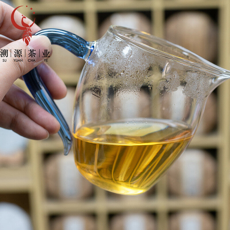 357g Yiwu Heirloom Green Seal Pu'er Raw Tea Cake Yunnan Ancient Tree Cake Tea