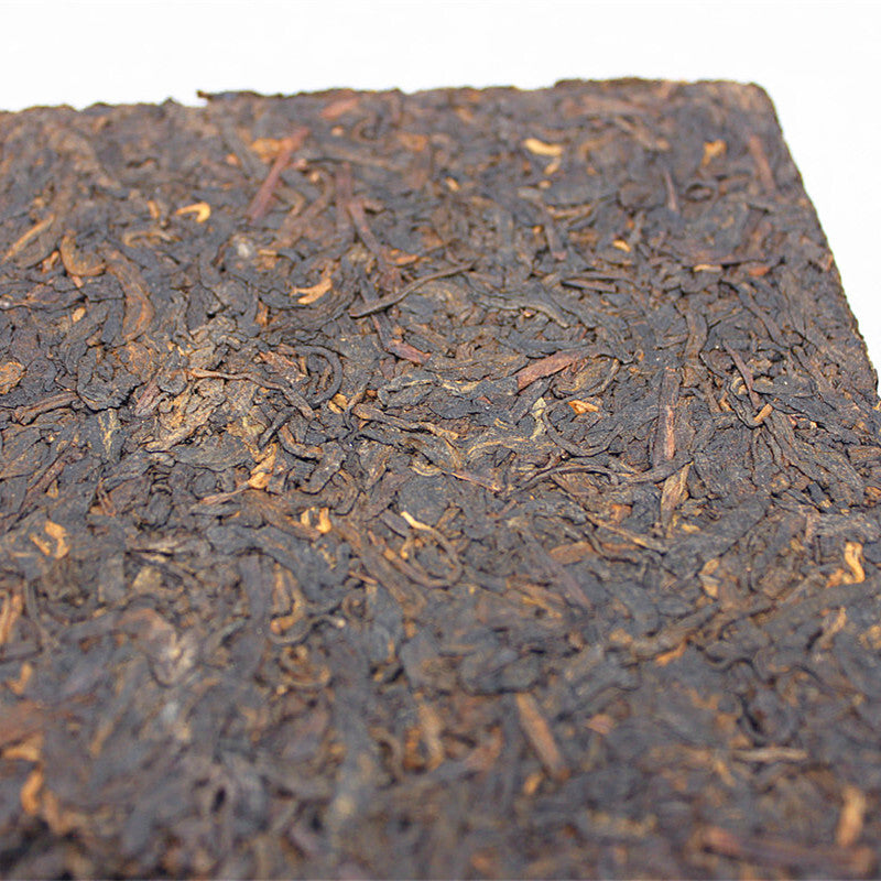 250g Yunnan Pu'er Tea Camphor Palace Tea Brick Ripe Tea Menghai Palace Brick