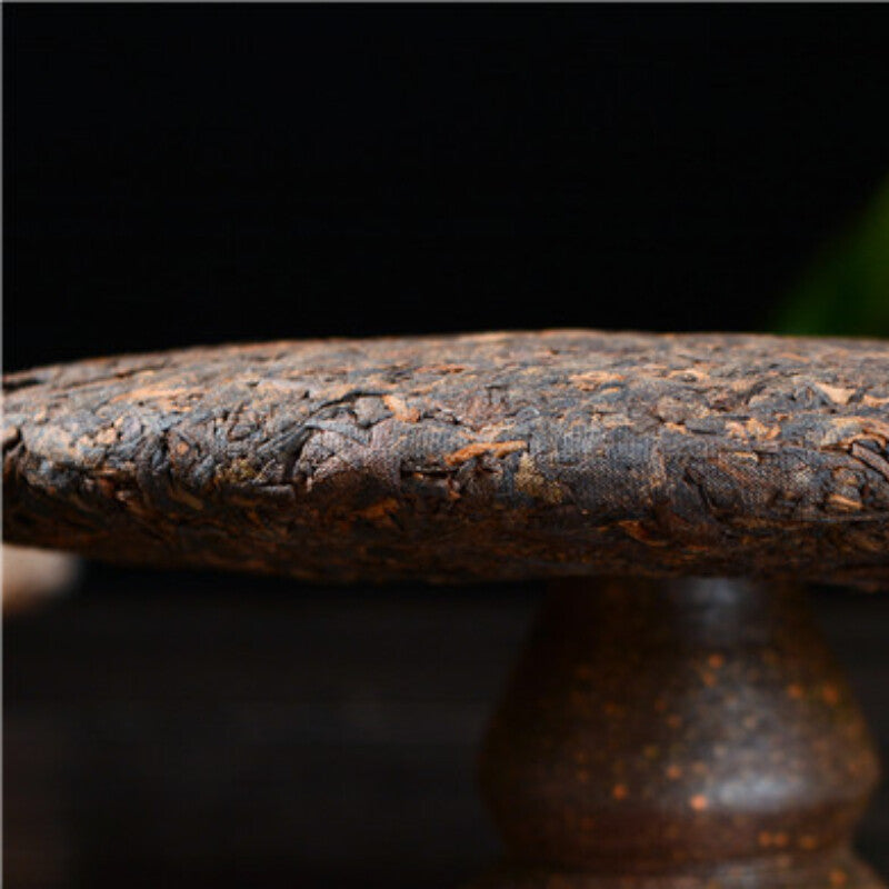 357g Top-Grade Chinese Dark Tea Yunnan Big Leaf Puerh Tea Cake Pu'er Ripe Tea