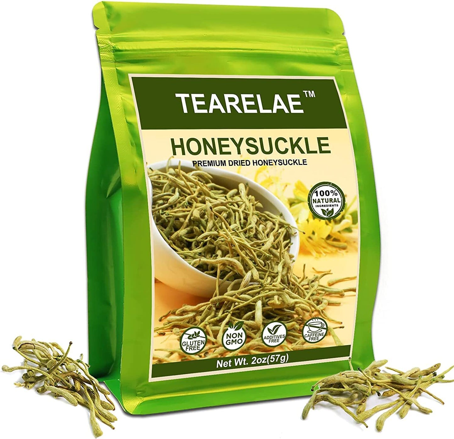 2024 TEARELAE Dried Honeysuckle flower Tea 57g Lonicera Japonica Herbal Tea