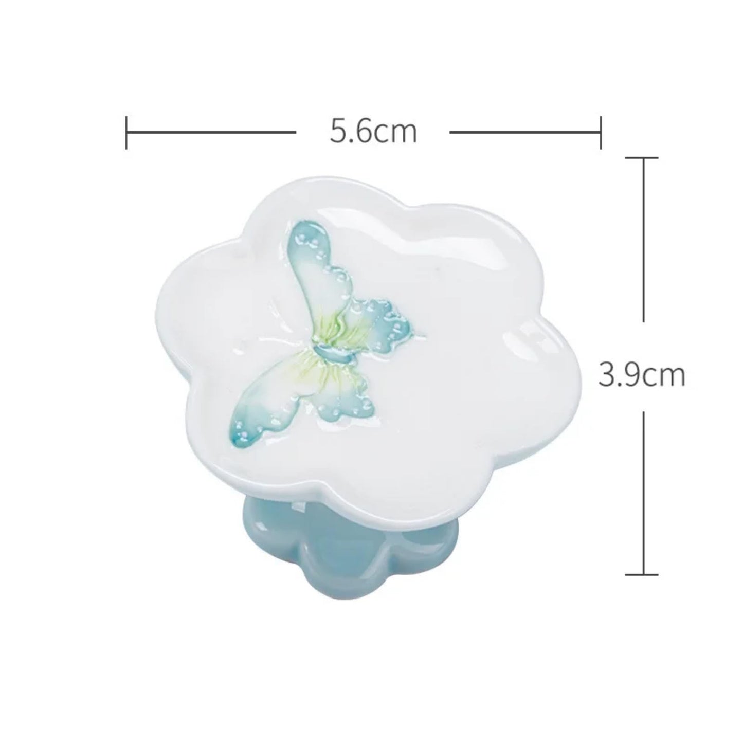 Butterfly Teapot Cover Holder Handamde tea pet 5.6cm Teapot Lid Bracket Tea Set