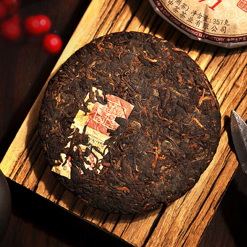 CHINATEA 2019 Classic 7571 ZhongCha Ripe Puerh Tea Shu Puer Chinese Tea 357g