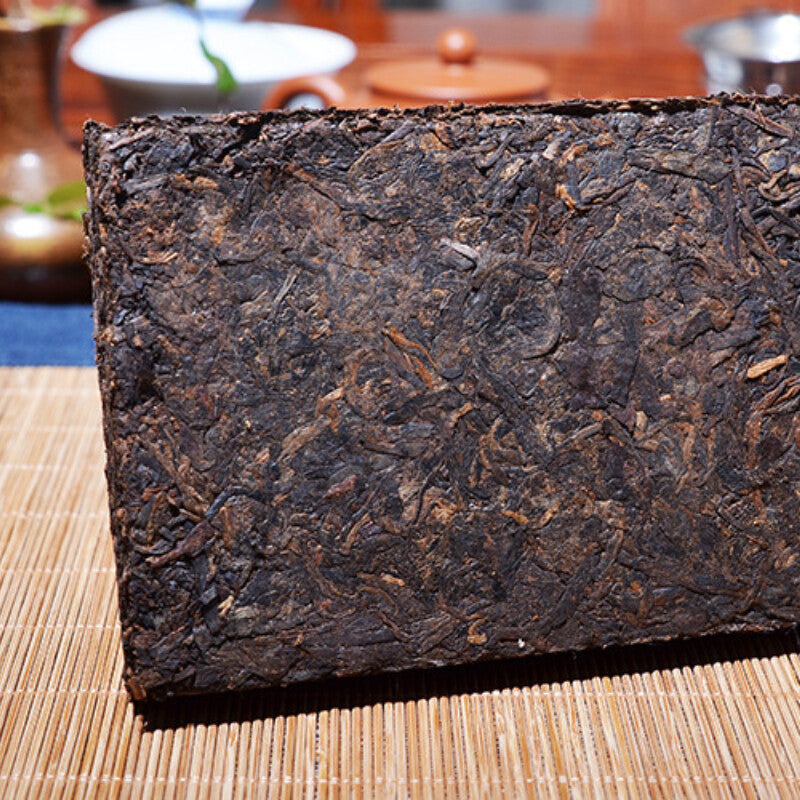 Old Banzhang Brick Tea Menghai Cooked Tea Brick 250g Yunnan Pu'er Cooked Tea-