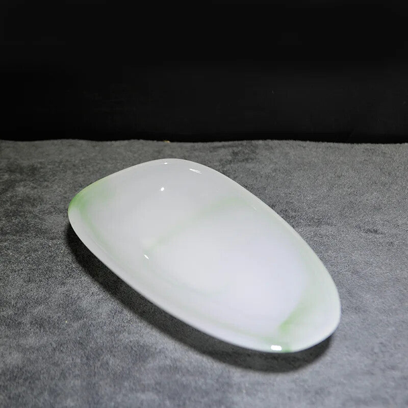 Jade Porcelain Tea Scoop for Pu'er Tea Glass Liu Li Kung Fu Tea Set Accessories