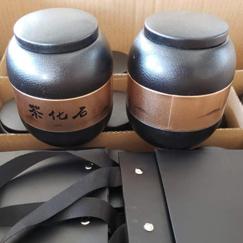 Ripe Glutinous Fragrance Fossilize Tea 500g Tin Tea Gift Yunnan Pu-erh Tea