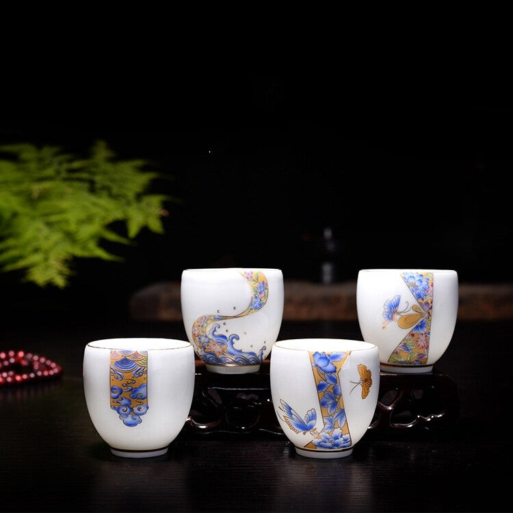 Dingyao Kiln Porcelain Tea Cup 70ml Master Cup Of Tea Chinese Kungfu Tea Cup New