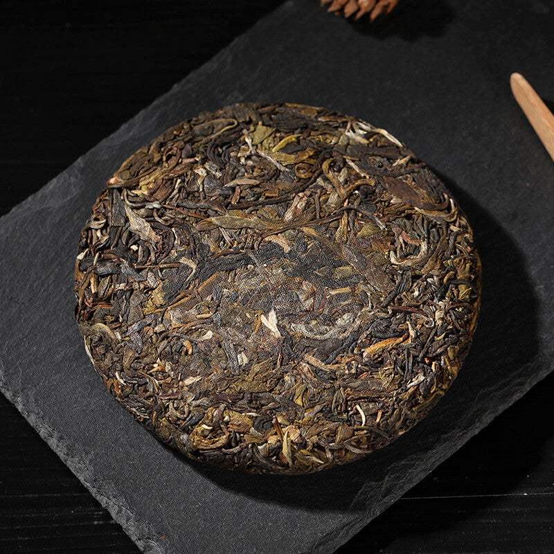 100g Pu'er Tea Brown Mountain Raw Cake Tea