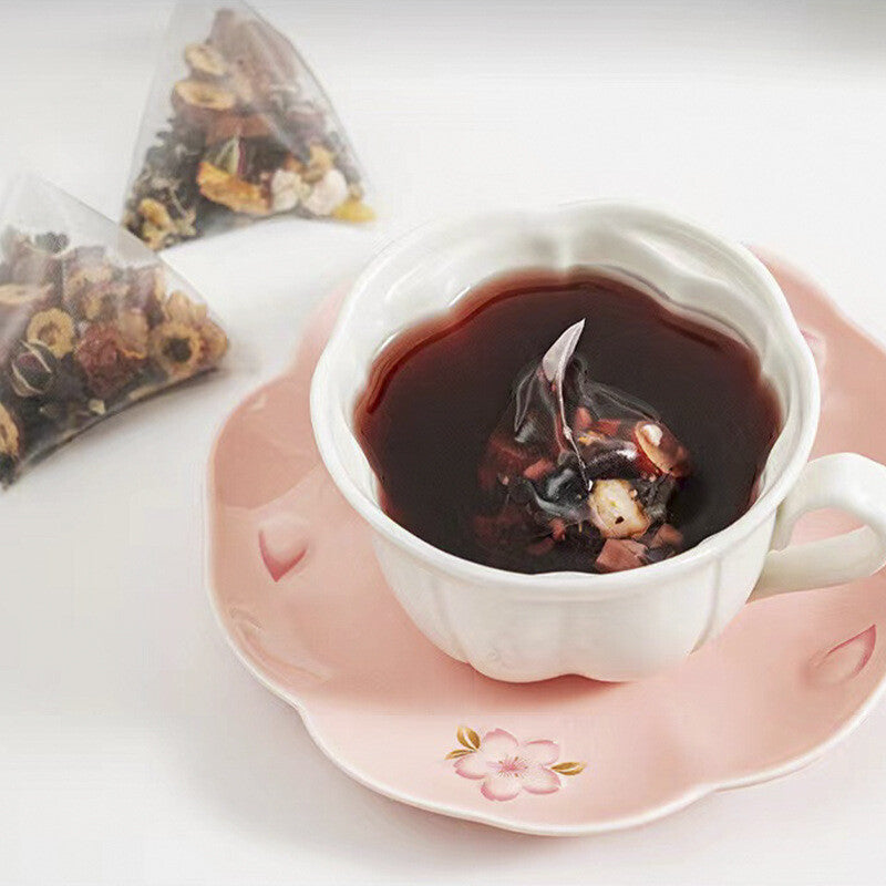 Fruit tea beautiful VC white lemon prickly pear good night tea health tea bag