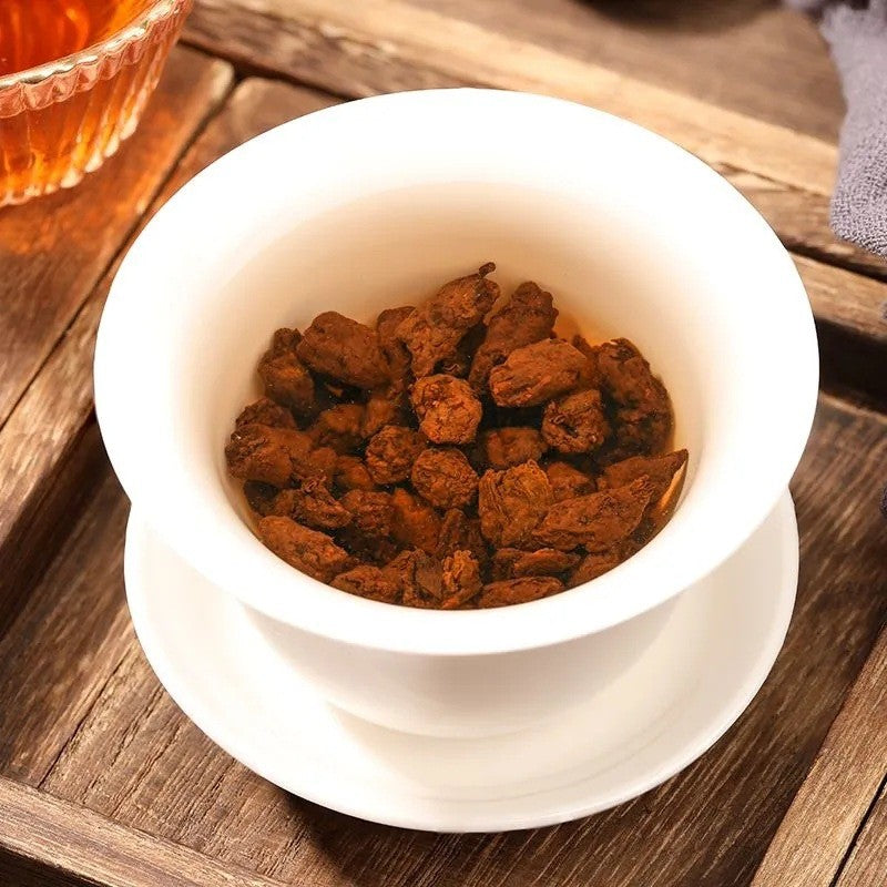 250g Yunnan Pu'er Tea Ripe Tea Ancient Tree Tea Fossil